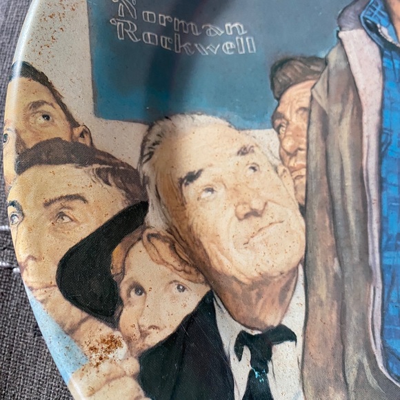 VTG 1979 & 1980 Norman Rockwell Freedom Plates - Picture 8 of 16